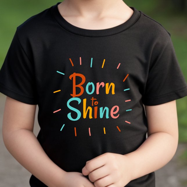 T-shirt Pour Bébé Né à Shine - T-shirt bébé | DP7Art (Créateur téléchargé)