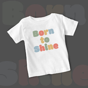 T-shirt Pour Bébé Né à Shine - T-shirt bébé DP7Art