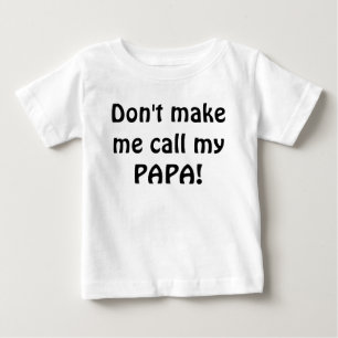 T-shirt Pour Bébé Ne faites pas pour être appel ma chemise de béb