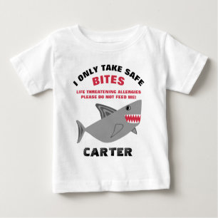 T-shirt Pour Bébé Ne m'alimentez pas l'allergie alimentaire chemise