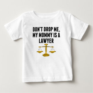T-shirt Pour Bébé Ne me laissez pas tomber que ma maman est une
