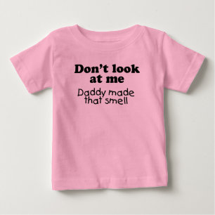 T-shirt Pour Bébé Ne me regardez pas chemise