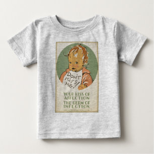 T-shirt Pour Bébé Ne m'embrassez pas chemise de bébé