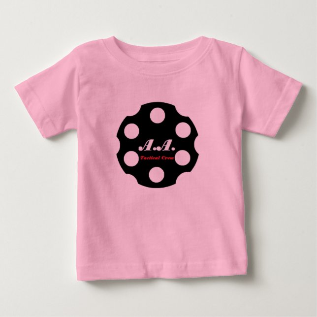 T-shirt Pour Bébé Né pour être AATC (Devant)