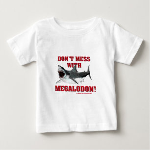 T-shirt Pour Bébé Ne salissez pas avec Megalodon !
