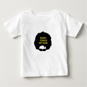 T-shirt Pour Bébé ' Ne touchez pas mes cheveux