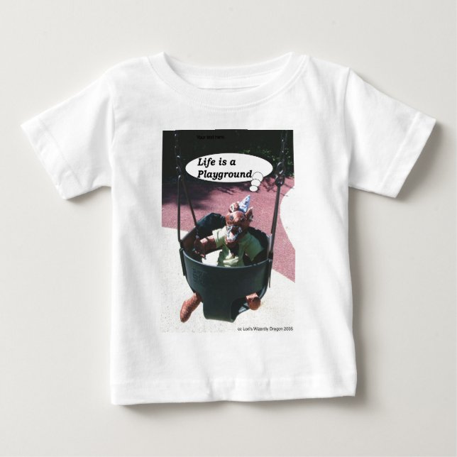 T-shirt Pour Bébé Nebby III dans l'oscillation (Devant)