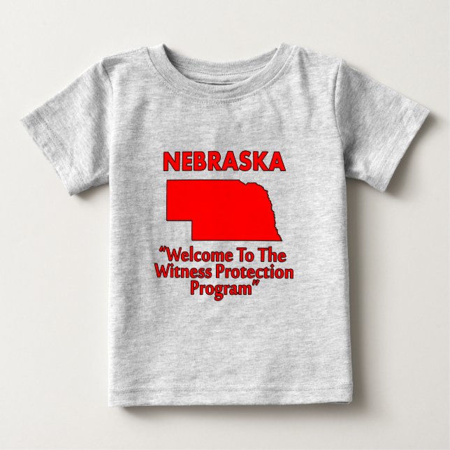 T-shirt Pour Bébé Nebraska - Programme de protection des témoins (Devant)