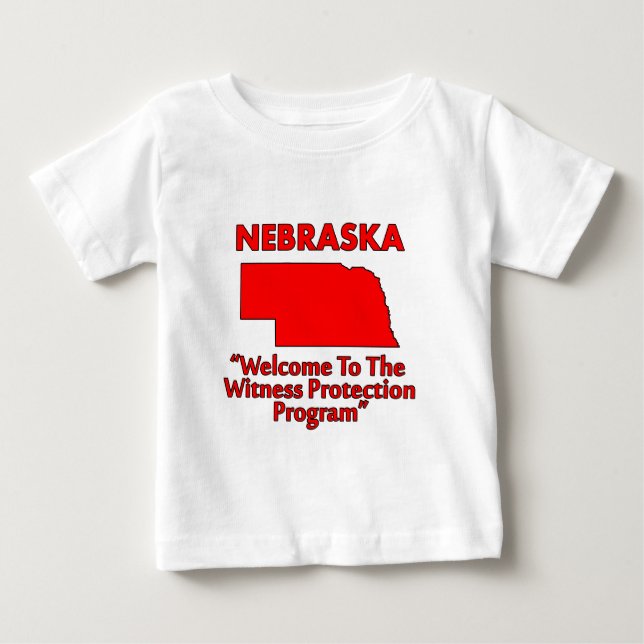 T-shirt Pour Bébé Nebraska - Programme de protection des témoins (Devant)