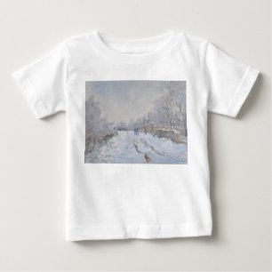 T-shirt Pour Bébé Neige à Argenteuil (par Claude Monet)