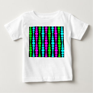 T-shirt Pour Bébé Neon Modern Rectangles