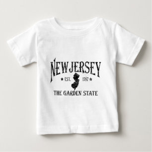T-shirt Pour Bébé New Jersey