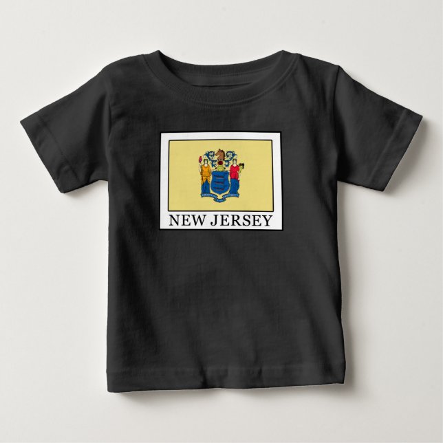 T-shirt Pour Bébé New Jersey (Devant)