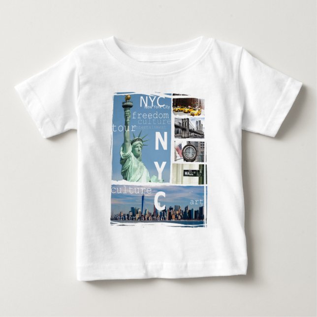 T-shirt Pour Bébé New York City Nyc (Devant)