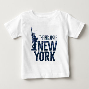 T-shirt Pour Bébé New York   grand Apple