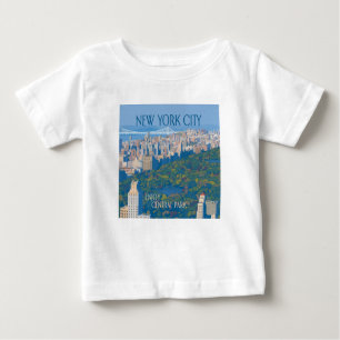 T-shirt Pour Bébé New York   Profitez de Central Park