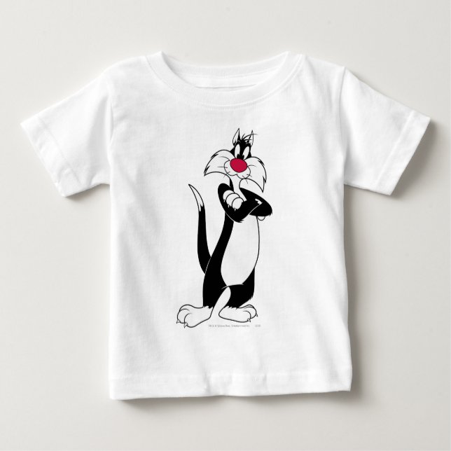 T-shirt Pour Bébé Nez rouge SYLVESTER™ (Devant)