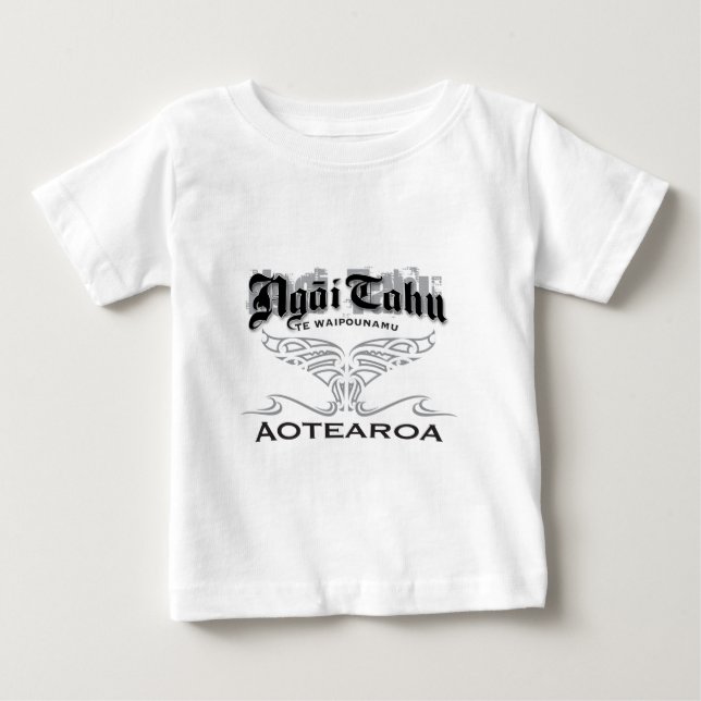 T-SHIRT POUR BÉBÉ NGAI TAHU WHAIL TAIL (Devant)