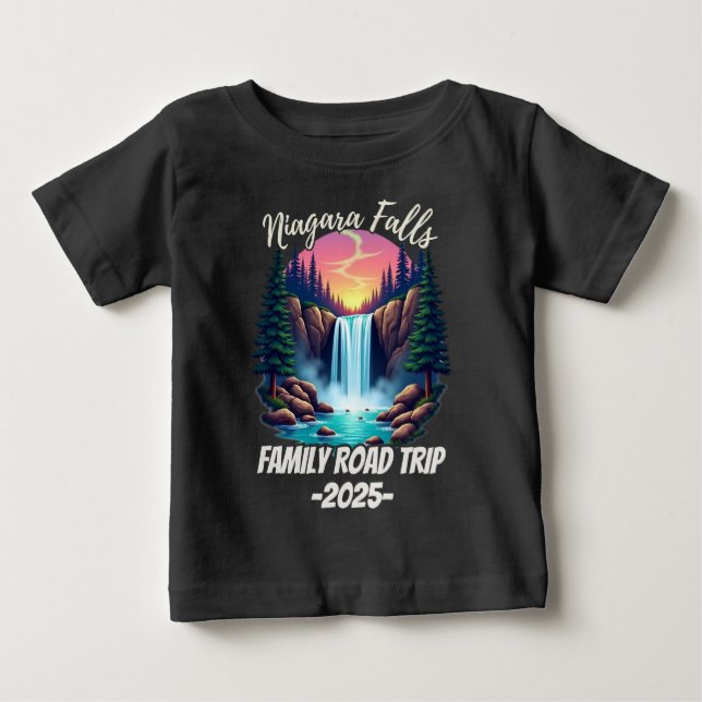 T-shirt Pour Bébé Niagara Falls Road Trip Famille Voyage Hommes (Devant)