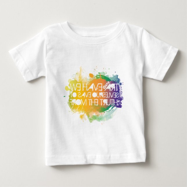 T-shirt Pour Bébé Nietzsche (Devant)