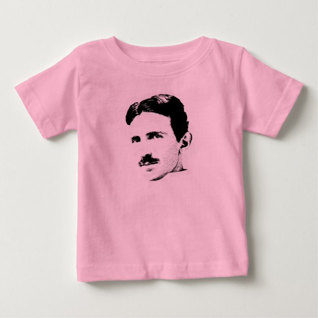 T-shirt Pour Bébé Nikola Tesla bébé (Devant)