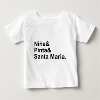T-shirt Pour Bébé Nina Pinta Santa Maria | Navire de Christophe Colo