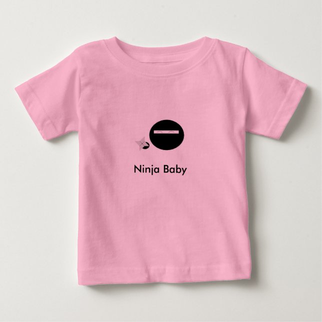 T-shirt Pour Bébé Ninja Baby (Devant)