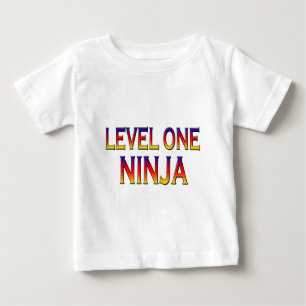 T-shirt Pour Bébé Ninja du niveau un