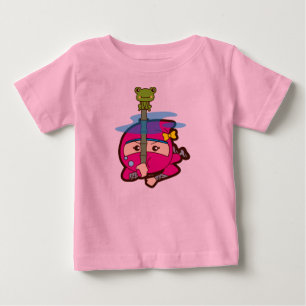 T-shirt Pour Bébé Ninja Girl