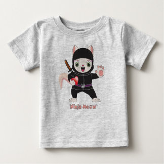 T-shirt Pour Bébé Ninja MEOW™