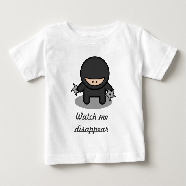 T-shirt Pour Bébé Ninja Skillz (Devant)