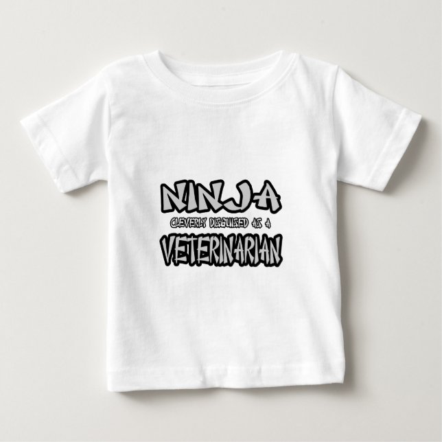 T-shirt Pour Bébé Ninja...Veterinarian (Devant)