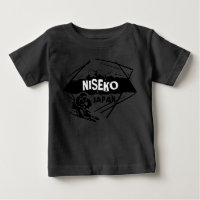 Niseko Japon logo noir ski art tenue bébé