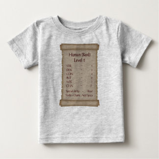 T-shirt Pour Bébé Niveau humain 1 Barre