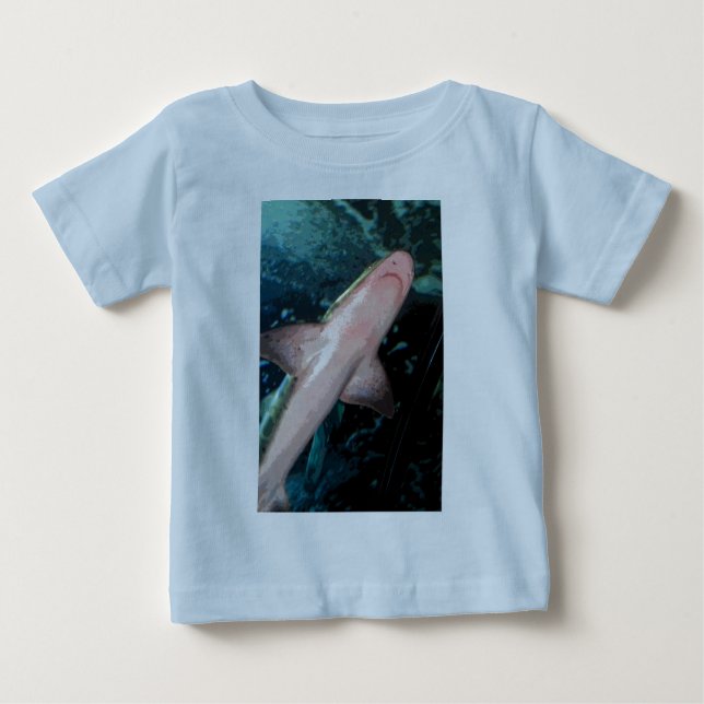 T-shirt Pour Bébé NJ Shark CB (Devant)