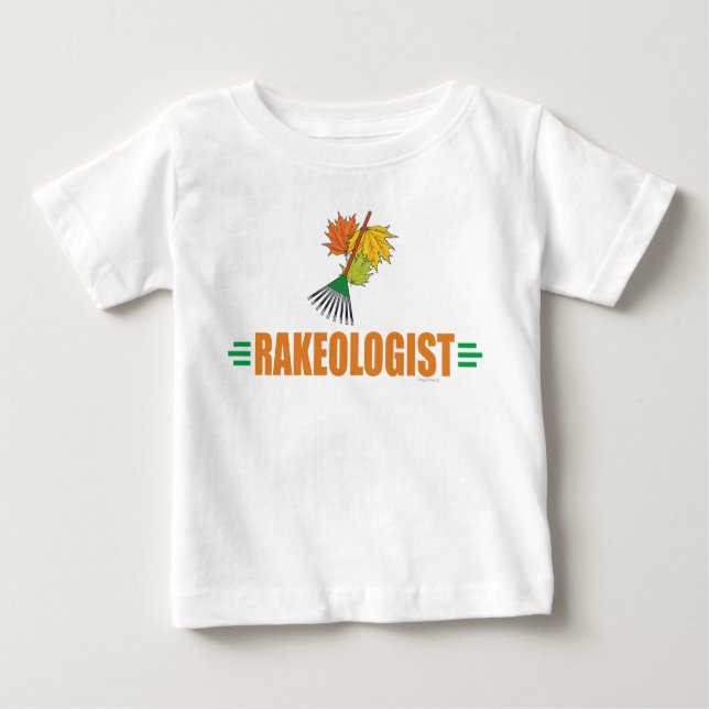 T-shirt Pour Bébé Nny Leaf Raking (Devant)