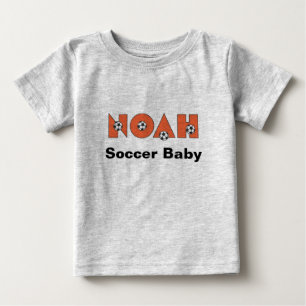 T-shirt Pour Bébé Noah dans l'orange de football