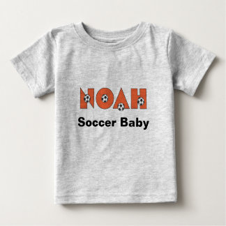 T-shirt Pour Bébé Noah dans l'orange de football