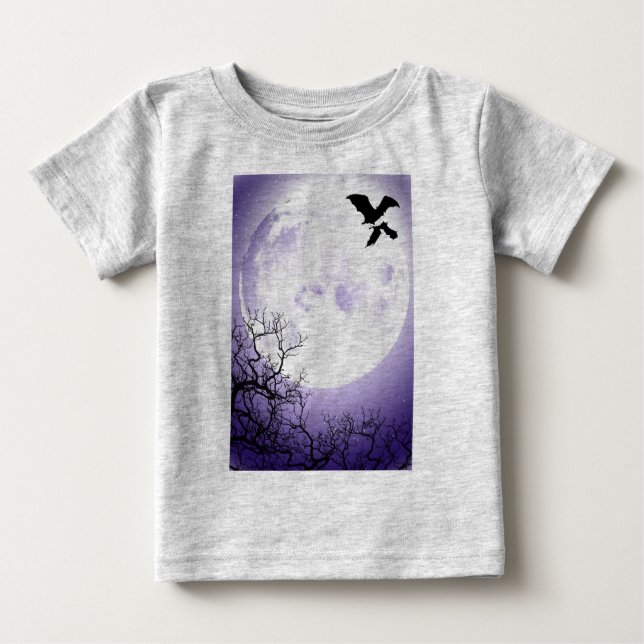T-shirt Pour Bébé Nocturne (Devant)