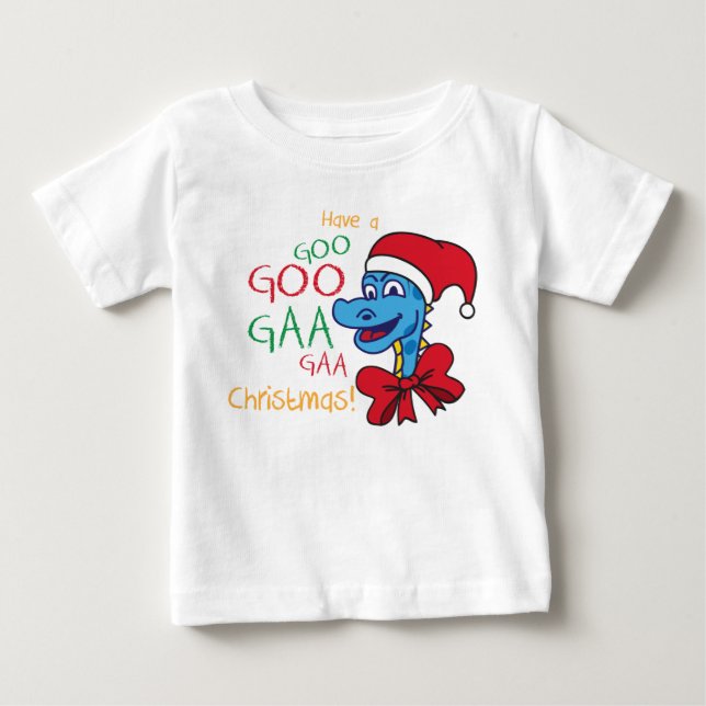 T-shirt Pour Bébé Noël Baby Dragon 2012 (Devant)