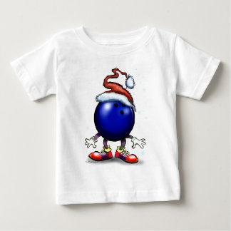 T-shirt Pour Bébé Noël de bowling
