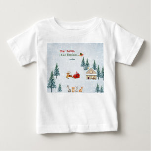 T-shirt Pour Bébé Noël de famille personnalisé