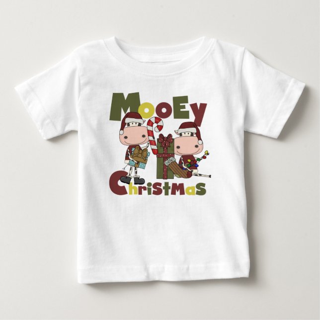 T-shirt Pour Bébé Noël de Mooey (Devant)