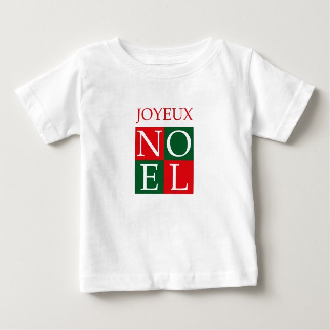T-shirt Pour Bébé NOEL de Noël d'art de bruit (Devant)