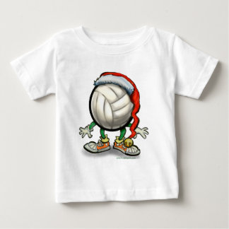T-shirt Pour Bébé Noël de volley-ball