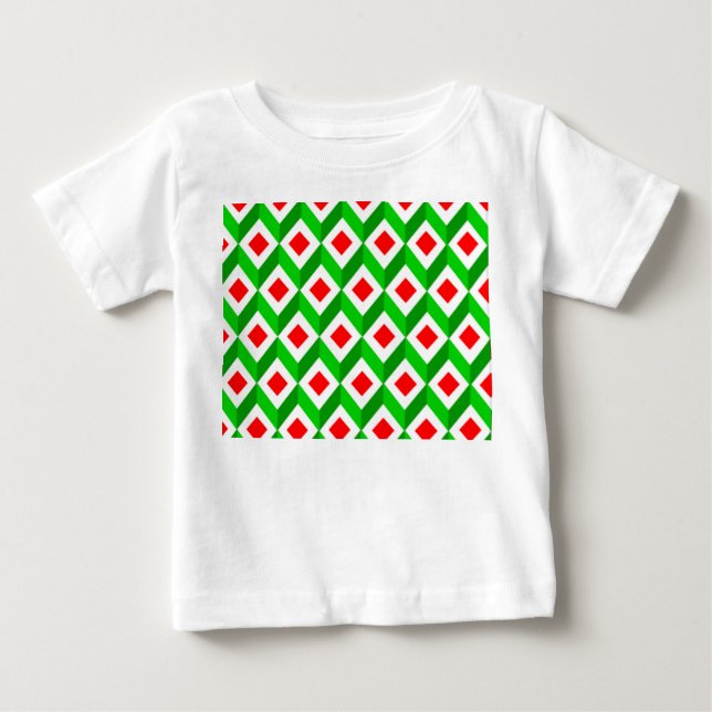 T-shirt Pour Bébé Noël des cubes 3D (Devant)
