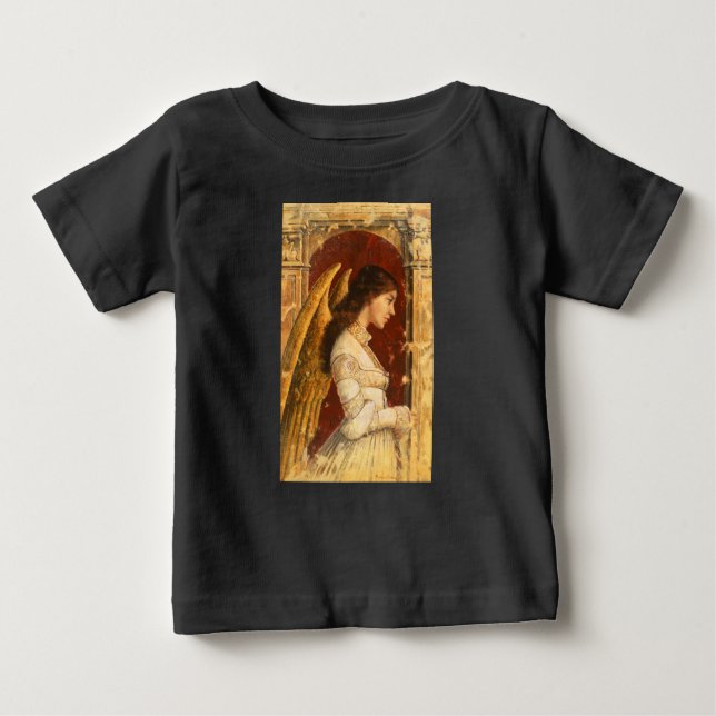 T-shirt Pour Bébé Noël Fresco Angel (Devant)