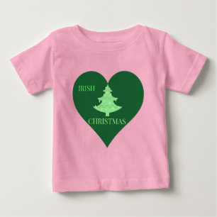 T-shirt Pour Bébé Noël irlandais