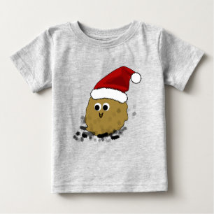 T-shirt Pour Bébé Noël Little Poop