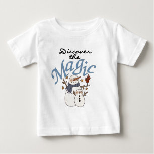 T-shirt Pour Bébé Noël magique Snowman
